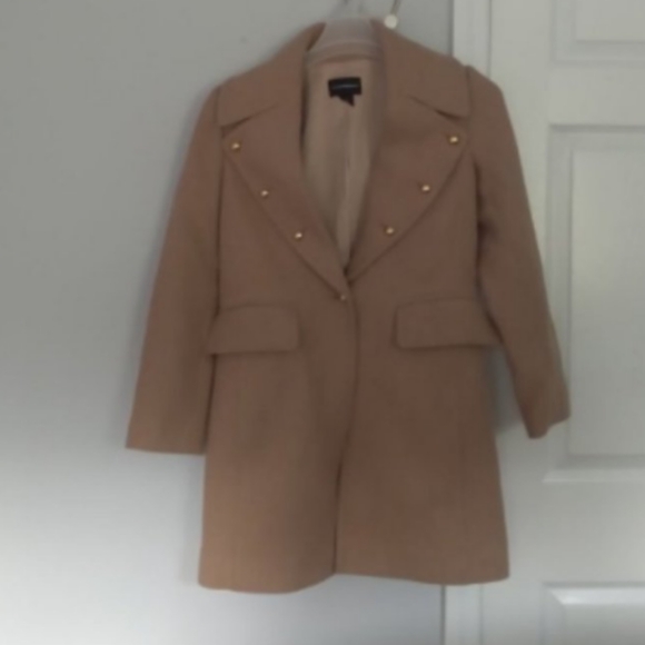 Club Monaco Womens Studded Wool Blend Coat Sz S - Picture 1 of 4